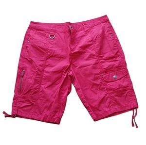 Style & Co. Women's Size 16 Vibrant Pink Cargo Shorts